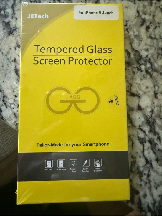 Jetech Other - Yellow Tempered Glass Screen Protector for iPhone 5.4-Inch iPhone mini